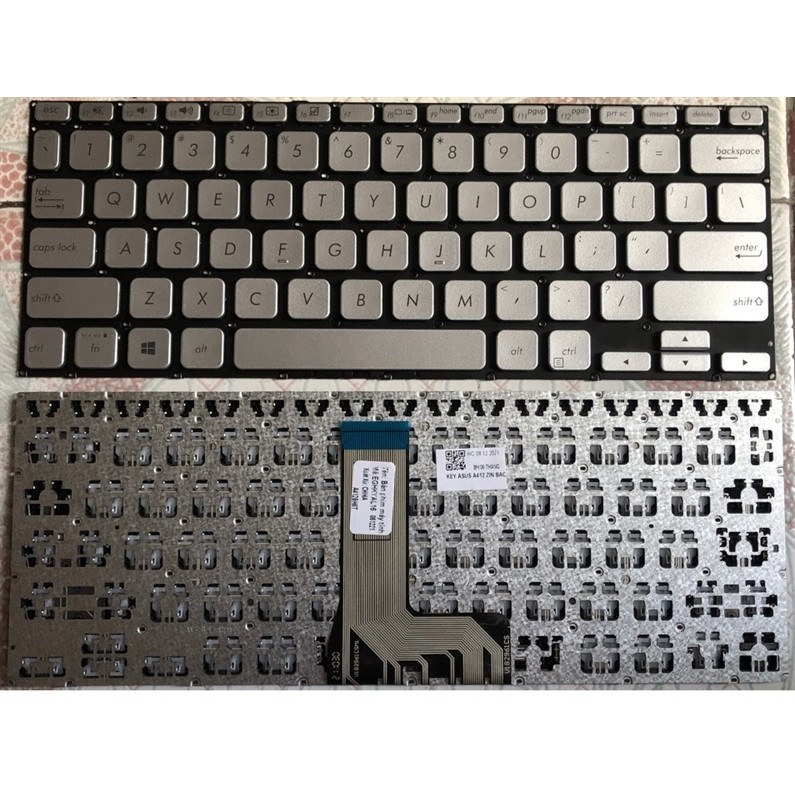 Bàn phím laptop Asus Vivobook X412 X412F X412U A412 A412F A412D (BẠC ZIN)