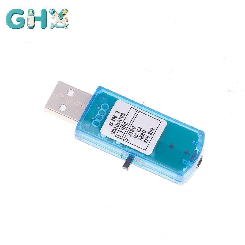 GHX 8 Trong 1 USB Flight Simulatorputer Flight Simulator Cho XTR5 FMS G4 FPV Máy Bay Trực Thăng Điều