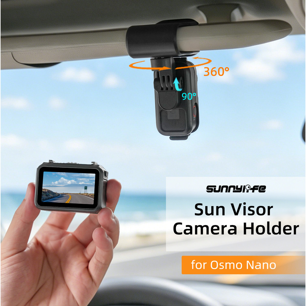 Cho DJI Osmo Nano Thỏ Lồng Giá Đỡ Cho DJI Osmo Nano Tấm Che Nắng Ô Tô Kẹp Giá Đỡ Cho DJI Osmo Nano T