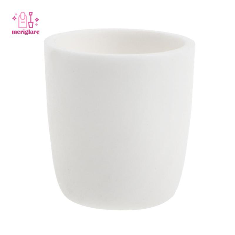 Thí nghiệm thí nghiệm hình trụ Corundum nóng chảy Crucible Alumina Gốm 10mL