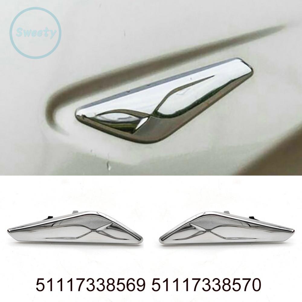 Chrome Front Side Fender Trim Finisher cho BMW X3 X4 F25 F26 51117338569