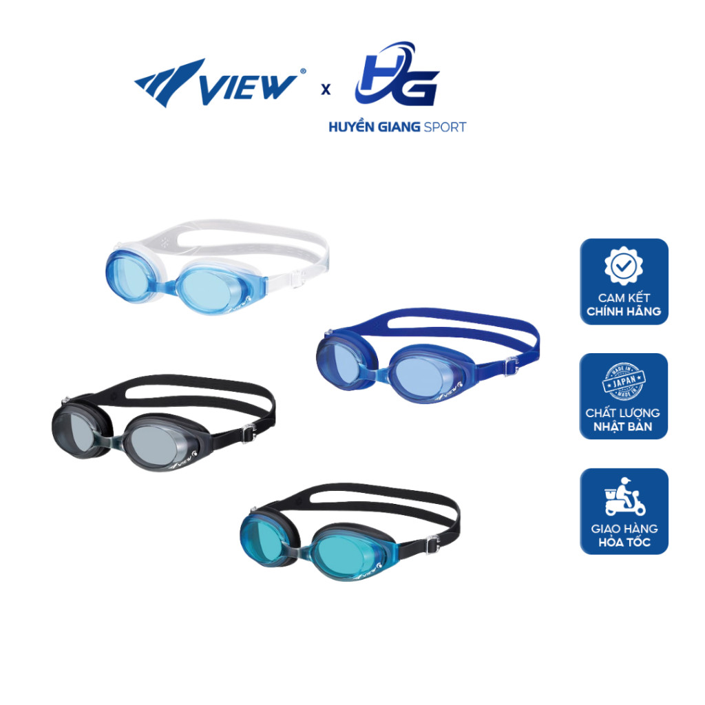 Kính Bơi Nhật Bản VIEW V630ASA Công Nghệ Swipe-Antifog Chống Sương Mờ - Huyền Giang Sport