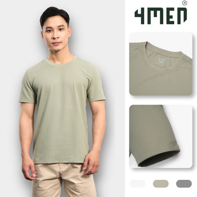 Áo Thun Cool-X In Logo Bông Tuyết Sau Cổ Form Regular AT189 Mềm Mại, Năng Động, Thoáng Mát
