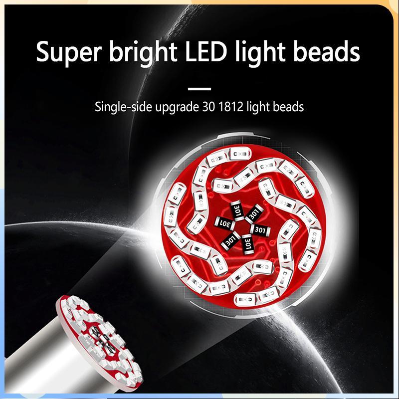 (COD) 2 Chiếc 1156 1157 Led RGB 2025 30LED DRL Đèn Dừng Đảo Chiều Đèn Đỗ Xe 12V Xe Máy Nhấp Nháy Led