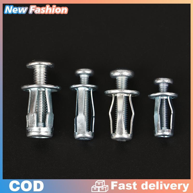 10 Bộ m4/M5/M6 Jack Nuts xe kim loại vít cánh hoa Nuts với vít cho Hollow tường sắt da