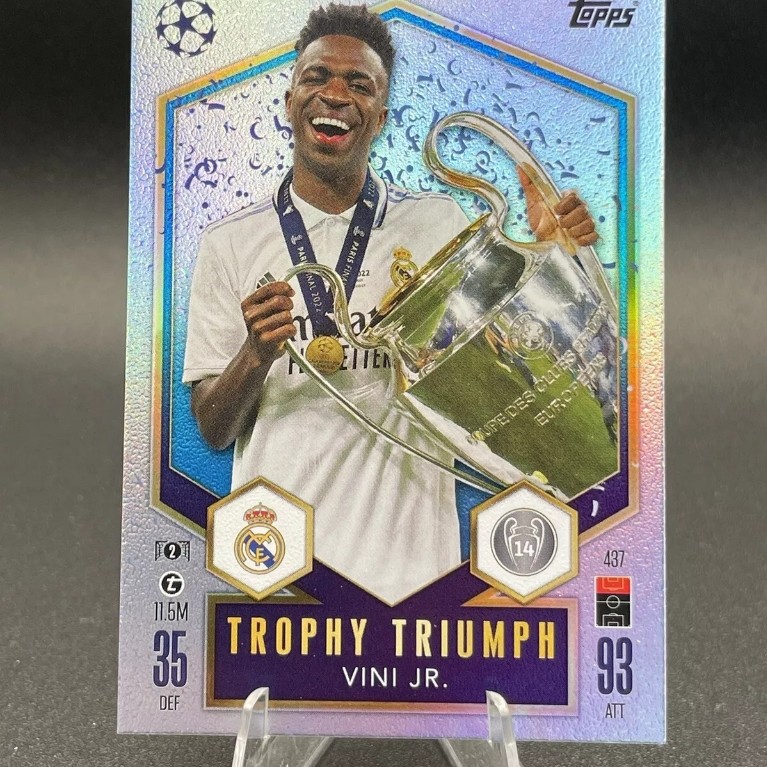 Thẻ TROPHY TRIUMPH Vinicius Jr Match Attax 2024/2025 (Real Madrid) (24/25)