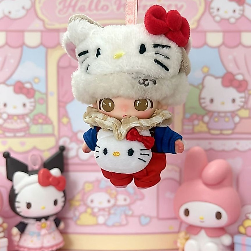 Bộ quần áo trẻ em Dimoo Secret Drama Club cos hello kitty hello kitty
