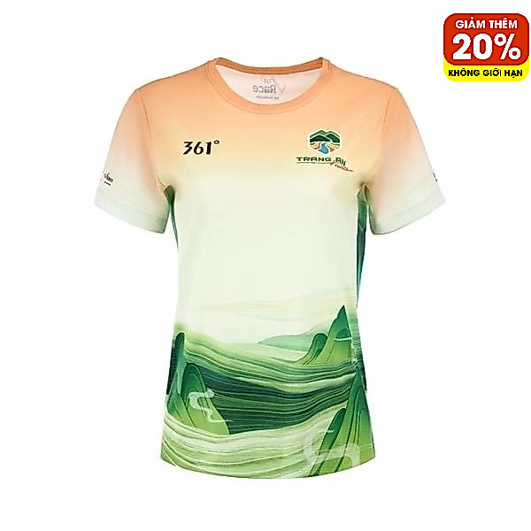 Áo T-shirt Thể Thao 361º Tràng An Marathon Nữ WT2537006-1