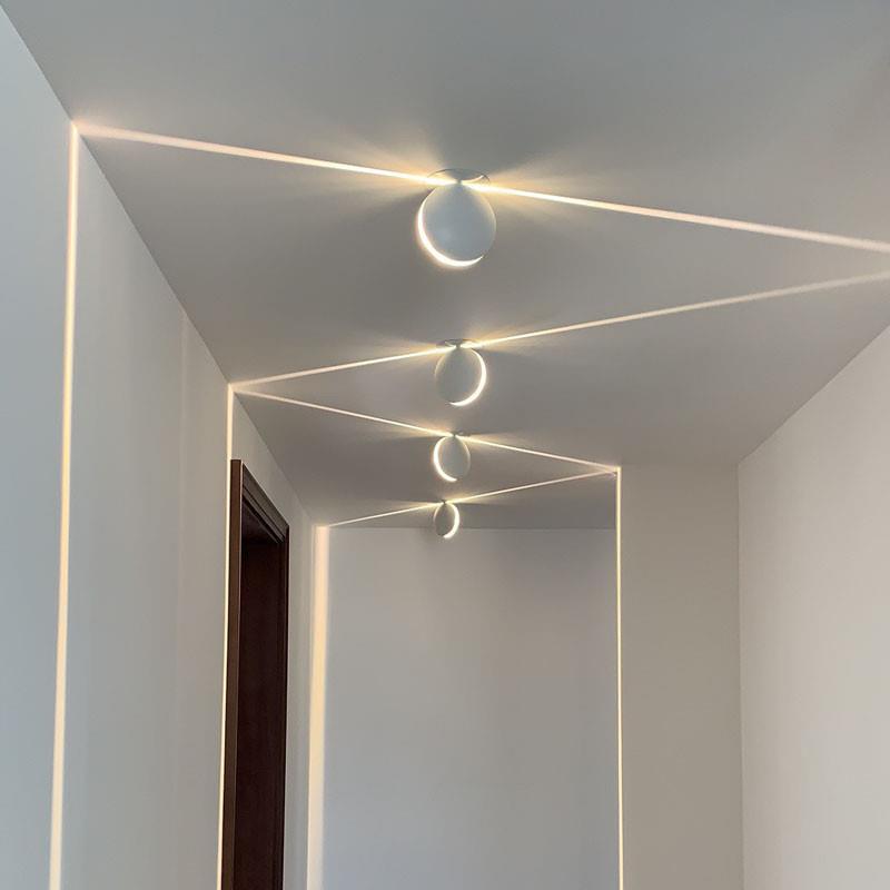 Đèn led đầy màu sắc Aisle Đèn tường gắn bề mặt Đèn đường khách sạn ktv Internet Cafe Hành lang Spotl