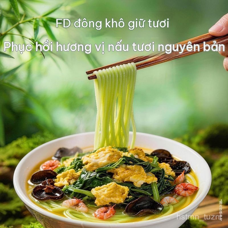 Spinach and egg noodles5Instant no-cook freeze-dried noodles, Henan spinach noodles, instant noodles