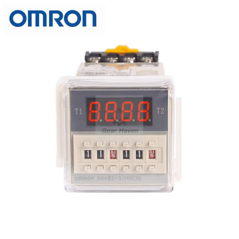 Omron DH48S-S / 1Z / 2Z / 2ZH (H5CN) Hiển thị kỹ thuật số Hẹn giờ rơle trễ thời gian mới