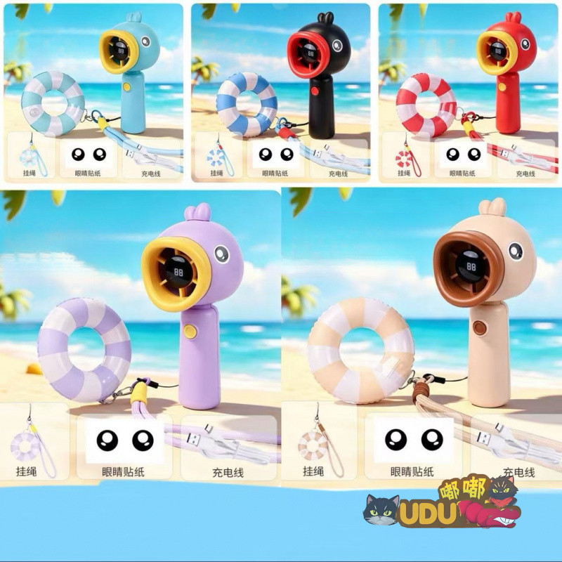 Mùa Hè Phong Cách Mới pingu Quạt Cầm Tay Giá Trị Cao Nhỏ Chim Cánh Cụt Quạt Hoạt Hình Sinh Viên Cầm 