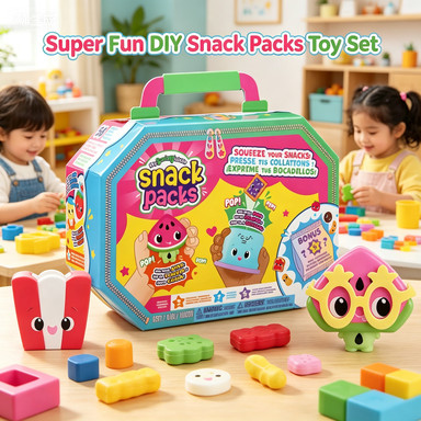 WowWee My Squishy Little Snack Packs 2 Trong 1 Popper Dropper Squishy Bộ Đồ Chơi Bao Gồm 2 Nhân Vật 