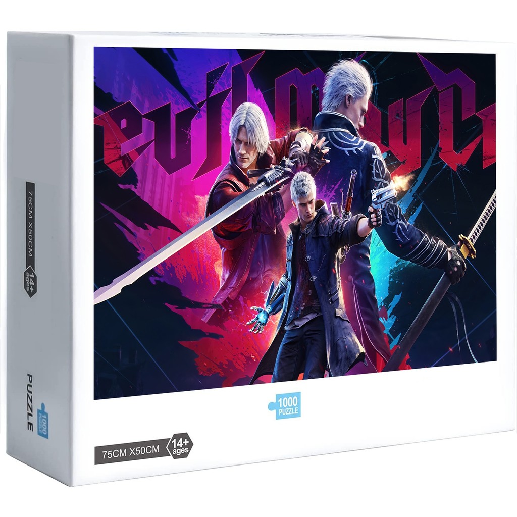 Devil May Cry 5 Dante Nero Vergil Ghép Hình 300 500 1000 Miếng Trang Trí Nhà Cửa