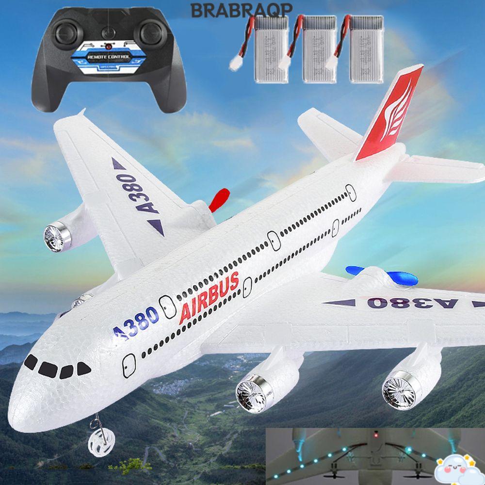 Máy bay điều khiển từ xa BRABRAAA Quà tặng cho máy bay Airbus A380 RC tốc độ cao Glider