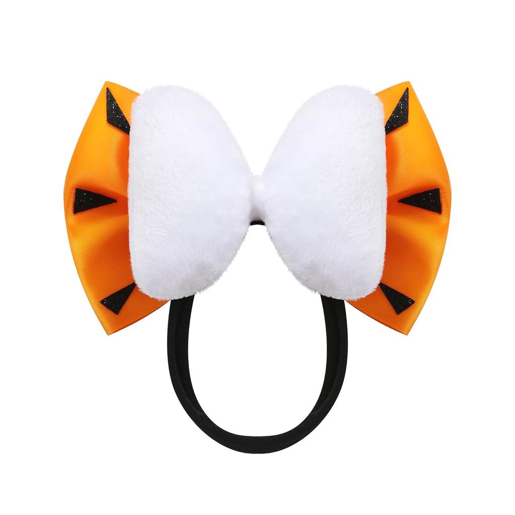 Fancheer Bé Gái Nơ Đầu 5inch Trẻ Sơ Sinh Tập Đi Sinh Nhật Phụ Kiện Tóc Màu Cam