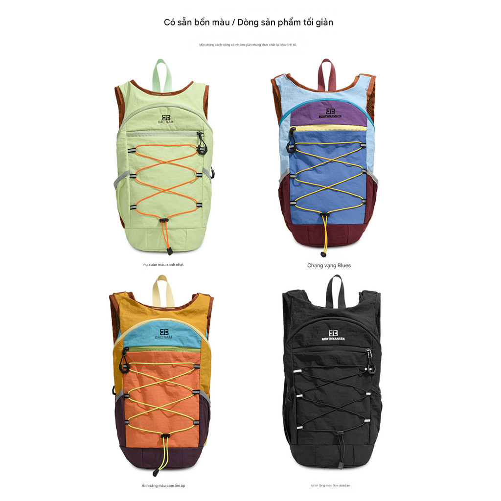 Balo Leo Núi NORTHNASEN DCP 20L Chống Nước, Thoáng Khí, Balo Trekking Cắm Trại Dài Ngày, Có Túi Mưa,