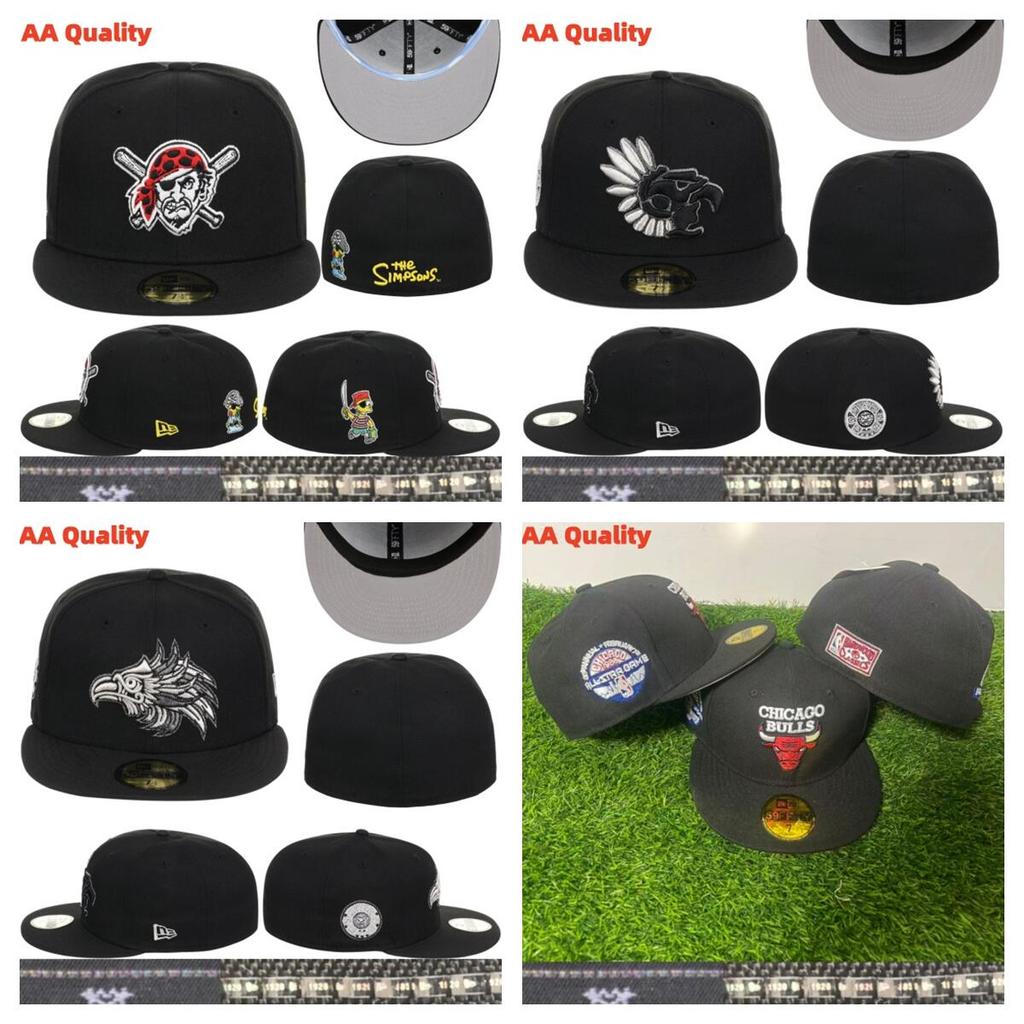 Mũ Chicago Bulls được trang bị Mũ thể thao Unisex Vành phẳng Mũ bóng chày Mũ thêu