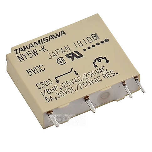 Rơle Fujitsu Takamizawa chính hãng NY5W-K NY12W-K NY24W-K 4 chân 5A Một bộ thường mở