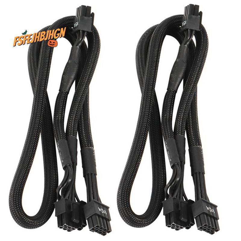 2Pack 8 PIN TO Dual 8 Pin 6 PIN PCIE VGA Cáp cấp nguồn cho Supernova G2 G3 G5 P2 T2 GS G + 650 750 8