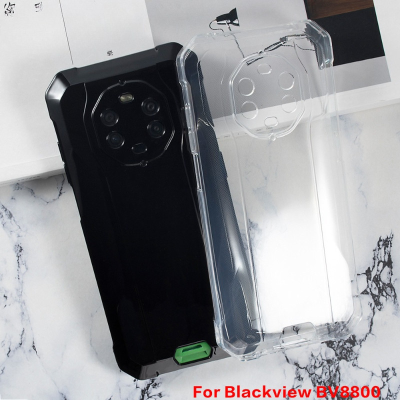 Ốp Điện Thoại Silicon TPU Mềm Cho Blackview BV8800 BL8800 Pro Ốp Lưng Trong Suốt Chống Sốc Cho BV880