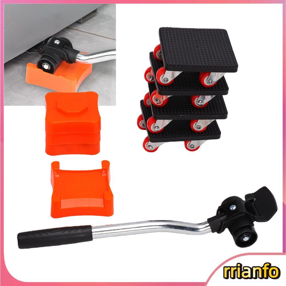 rrianfo ZIZEV Đồ nội thất Mover 4 Thanh trượt hạng nặng với Bánh xe xoay 360 độ và Tấm chống trượt C