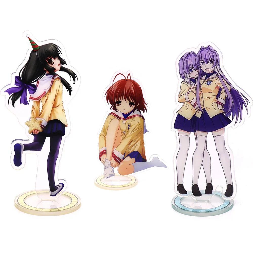 Game Action Acrylic Figures Cosplay anime Toys Okazaki Tomoya Furukawa Nagisa Ibuki Fuko Characters 