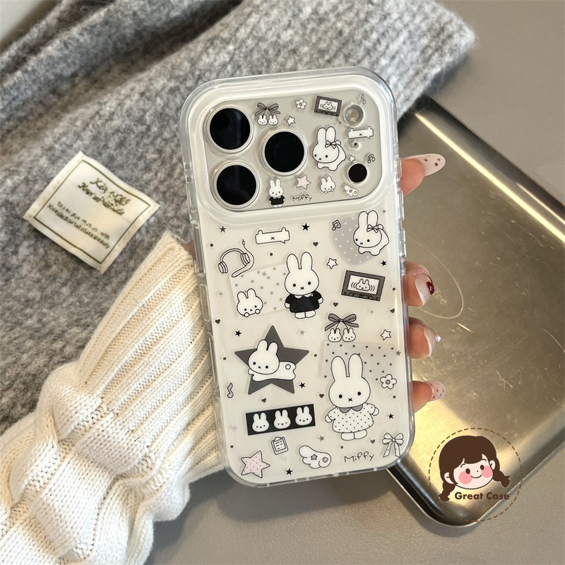 Ốp Điện Thoại Thỏ Dễ Thương Phong Cách Hàn Quốc Cho Vivo Y51 Pro Y60M Y78 Plus Y77 Y77E Y76 Y76S Y75