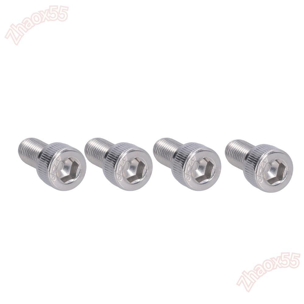 ZHAOX 4 Bu lông ổ cắm lục giác, M10 Kích thước ren A2-70 Loại ổ cắm đầu vít, M10 * 20; M10 * 25; M10