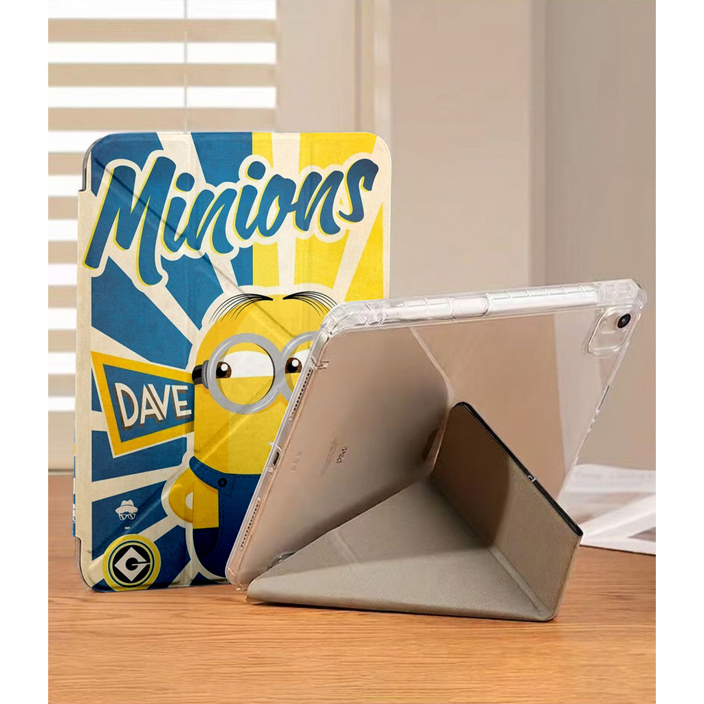 Minions ốp lưng ipad chữ Y cho ipad air m3 M4 A16 Pro 11 13 M5 gen5 6 7 8 9 10.2 Chống sốc ipad a16