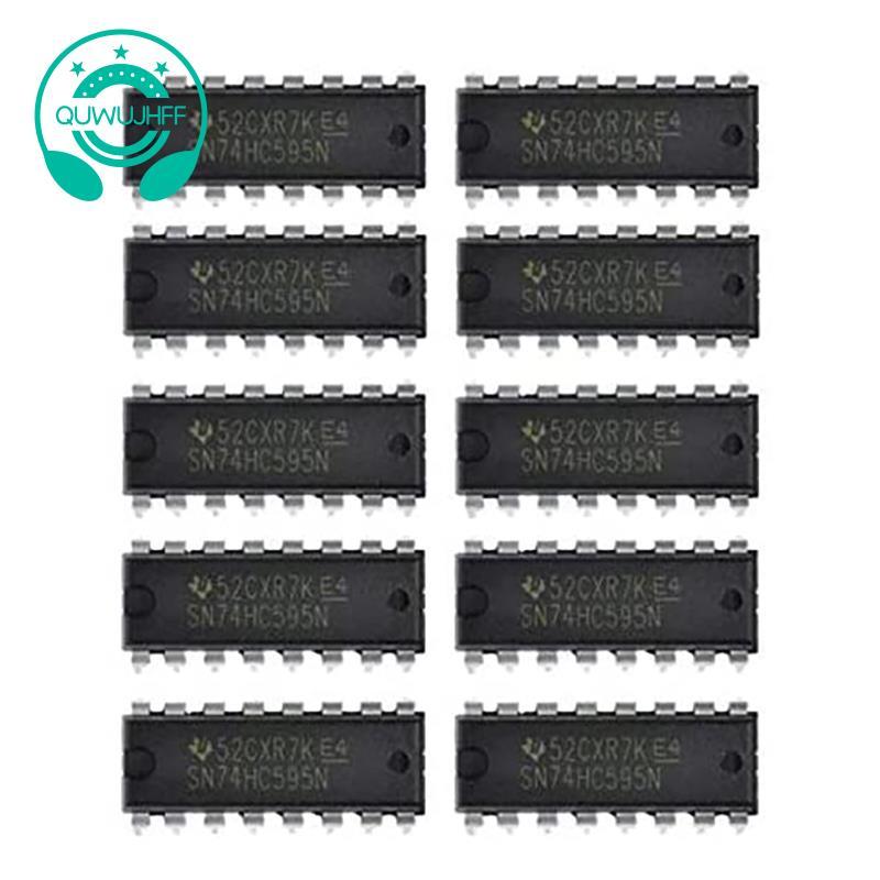 10 CHIẾC IC 74HC595 74HC595N SN74HC595N DIP-16 Logic-Shift Đăng ký
