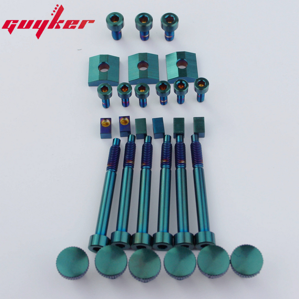 GUYKER 1 Bộ Vít FR Hợp Kim Titan Xanh