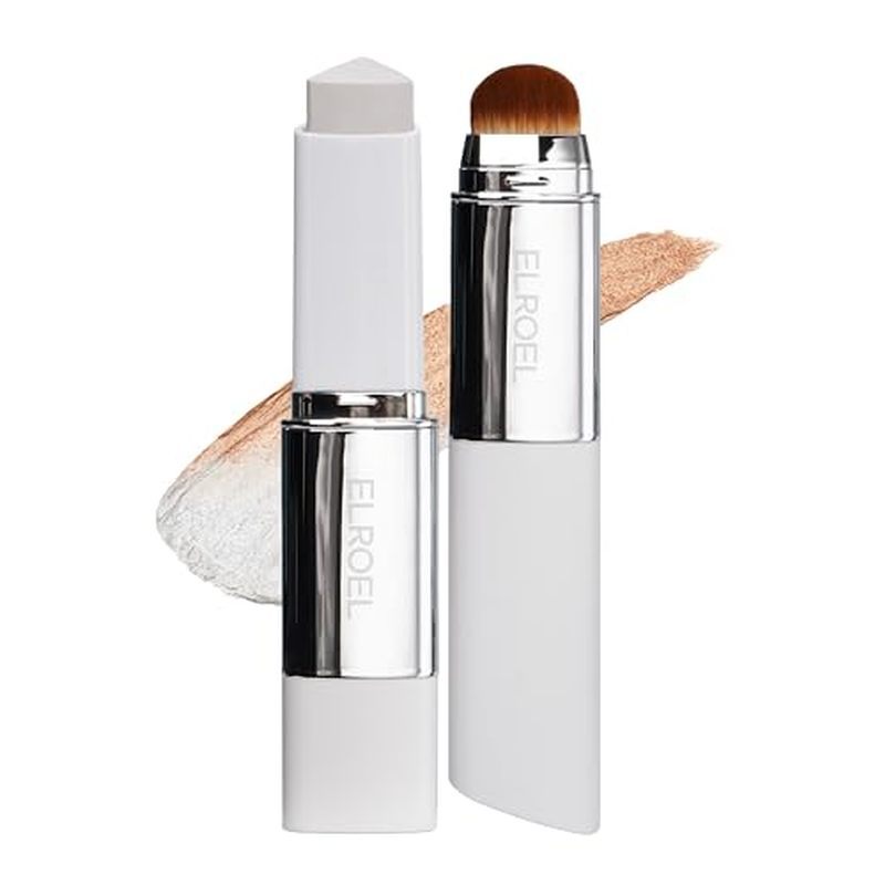 Dewy Blanc wit Cover Stick Medium (203 V ELROEL Base Volufiline, Makeup, Dual-Ended Cream White Full