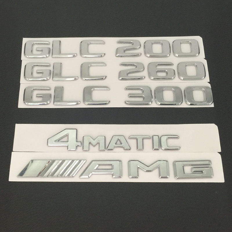 Mercedes-Benz Tail Mark GLC Class Word Mark GLC43 GLC63 GLC200 GLC260 Sửa đổi nhãn dán chữ 4MATIC