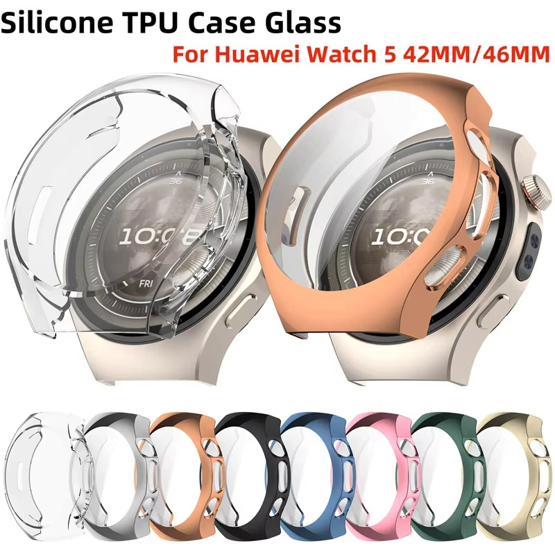 Ốp Lưng TPU Cho Huawei watch 5 46mm 42mm Phụ Kiện Toàn Diện Chống Sốc Bảo Vệ Cản Khung Vỏ Cho Huawei