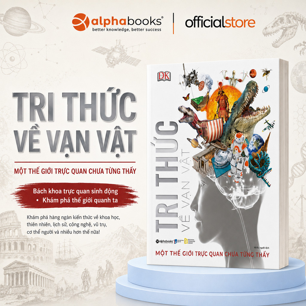 Sách - Tri Thức Về Vạn Vật - Cuốn Bách Khoa Toàn Thư Trực Quan Về Thế Giới Kỳ Thú (Alpha Books)