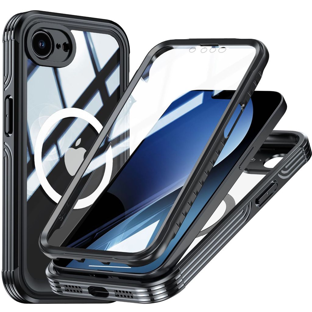 Thích hợp cho Apple iPhone16E HD Ốp điện thoại 17e trong suốt magsafe Sạc chống sốc từ tính