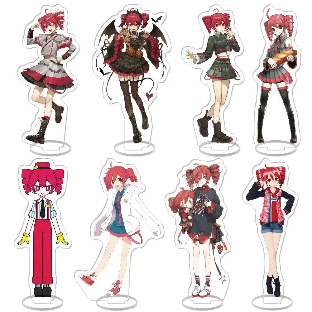 Kasane Teto Plush Anime mô hình standee micaModel Plate Decoration Desk Figure Mô hình Mica trong su
