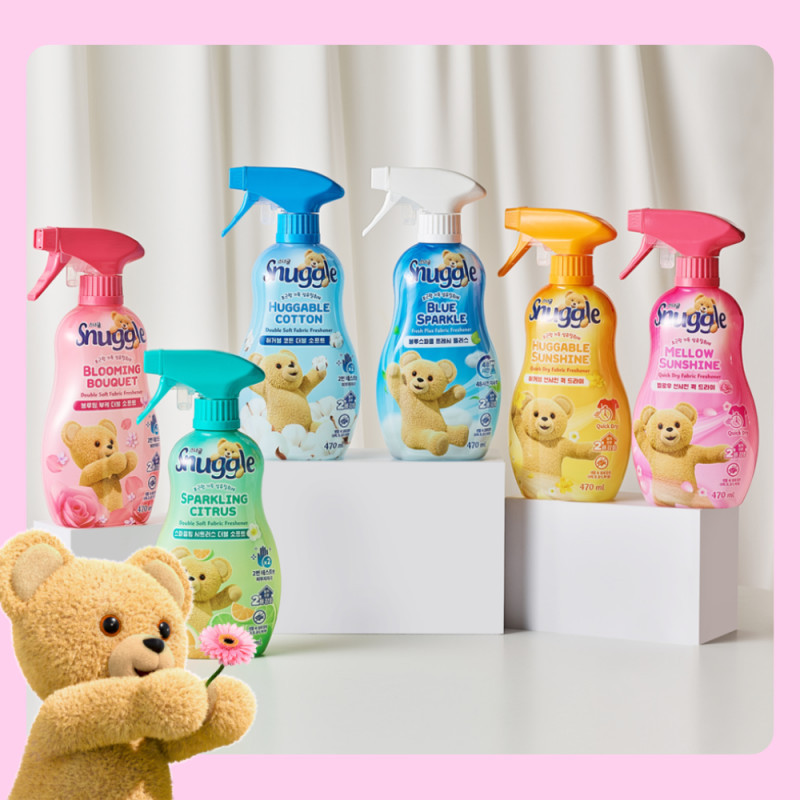 [Snuggle] Khử Mùi Vải 470ml 6type / Chất khử mùi vải cao cấp có hương thơm lâu trôi