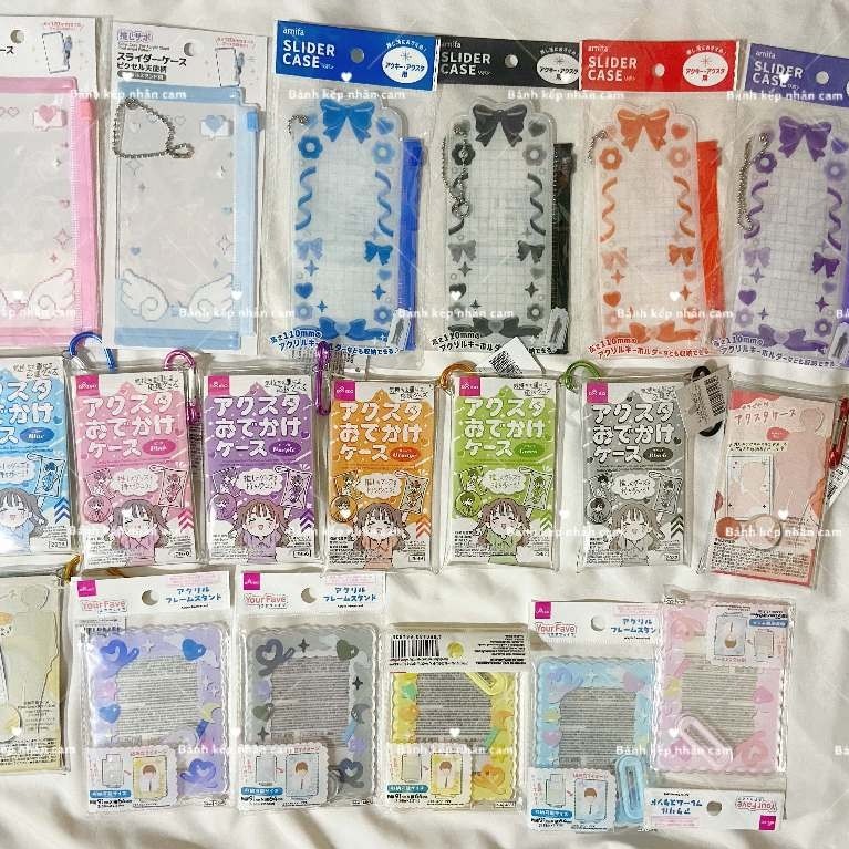 Tổng hợp holder standee, badge, card, frame card...