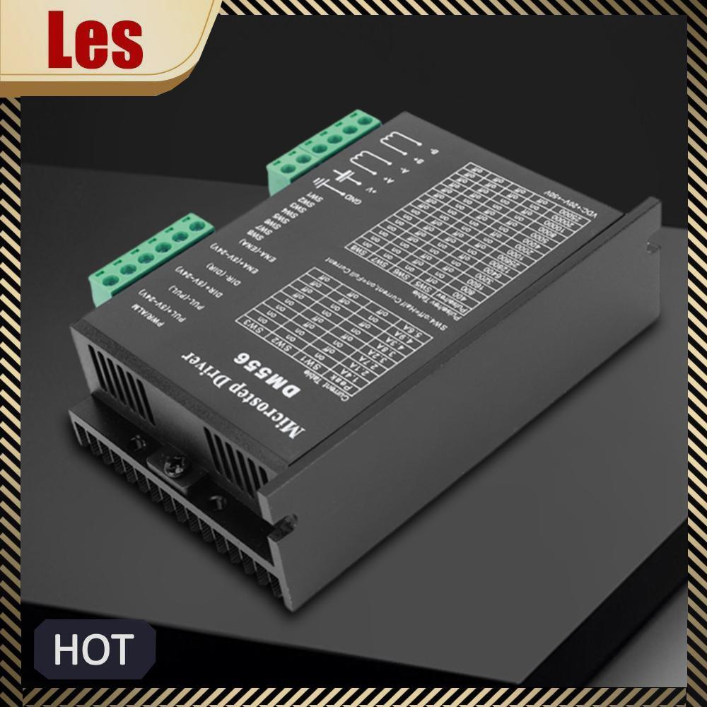 DM542 DM556 Trình điều khiển động cơ bước kỹ thuật số 2 pha màu đen cho động cơ bước 42 57
