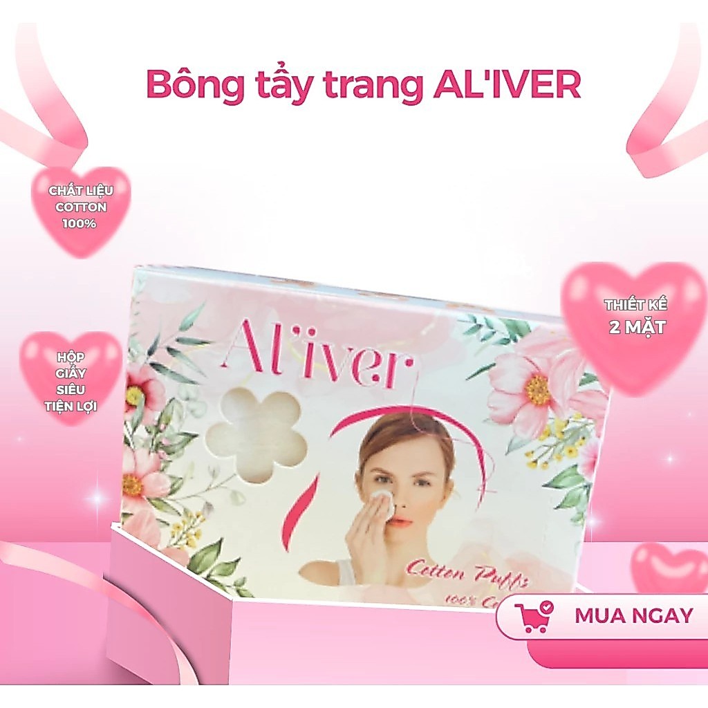 Bông tẩy trang Aliver