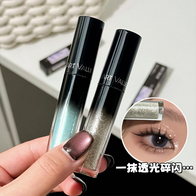 [Giảm Giá] Art Value Art Value Phấn Mắt Dạng Lỏng Ngọc Trai Nhấp Nháy Vàng Trang Điểm Mắt Nàng Tiên 