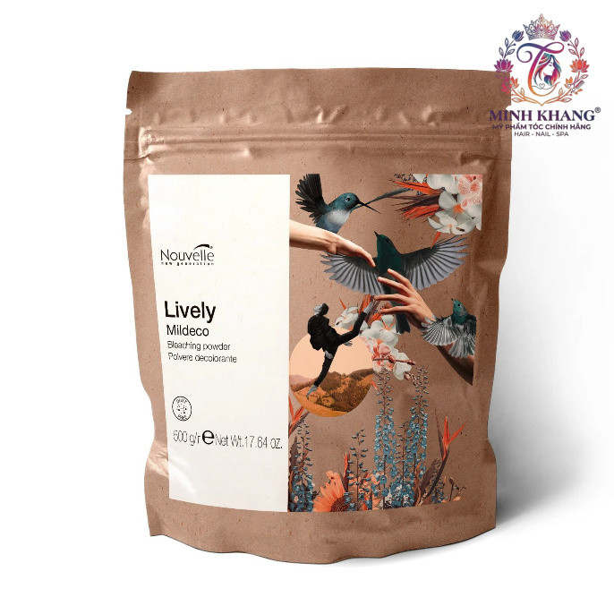 Bột tẩy Lively không Ammonia Free Bleaching Powder Nouvelle 500ml [ MK ]