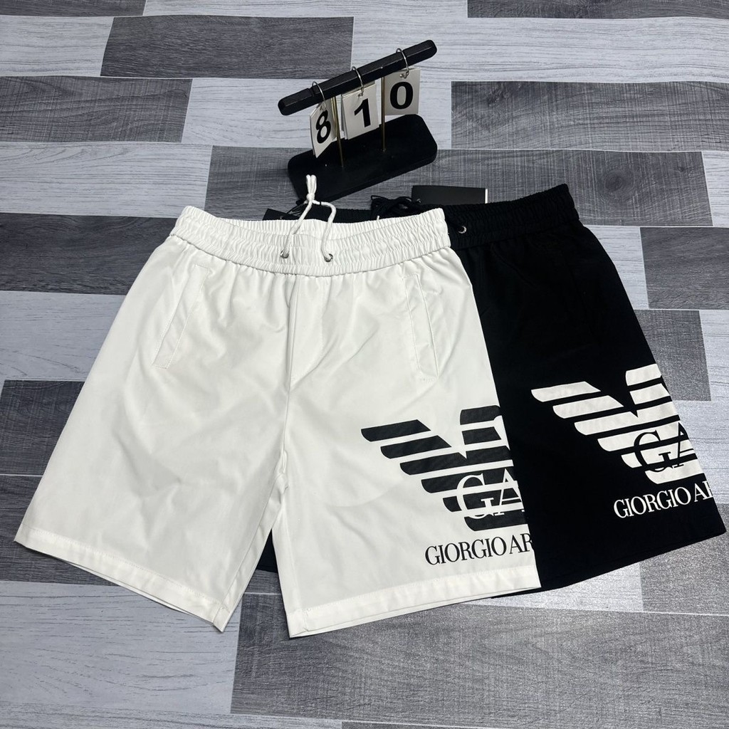 V8IA Ar//ni Summer new printed shorts for men, casual new versatile beach shorts, men's sports short