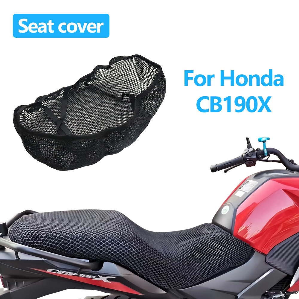 Dành Cho Xe Honda CB190X CB190 190X Vỏ Ghế Xe Máy 3D Lưới Vải Ghế Chống Trơn Trượt Thoáng Khí Cách N