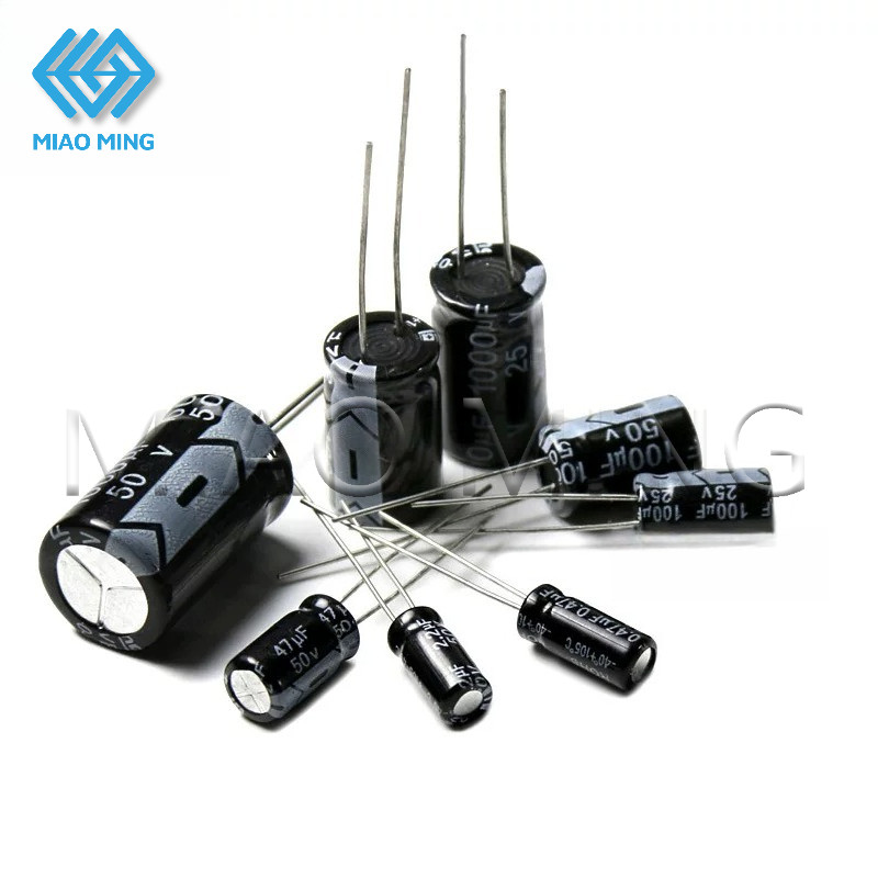 20 Chiếc 1 Nhôm Điện Phân Tụ 33uF / 47uF / 100uF 16V-450V Linh Kiện Điện Tử MIAO MING