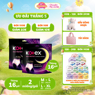 (THÙNG) Băng vệ sinh Kotex ban đêm dạng quần _Mochica