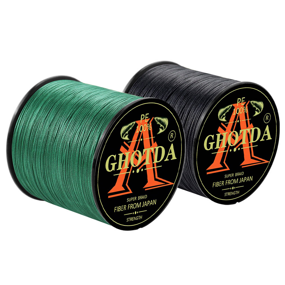 GHOTDA 300M 4 Dây PE Dây Câu Bện 100% PE Dây Nổi Dụ Dây Câu Cá Siêu Mạnh Mồi Dây Nước Mặn Biển 100% 