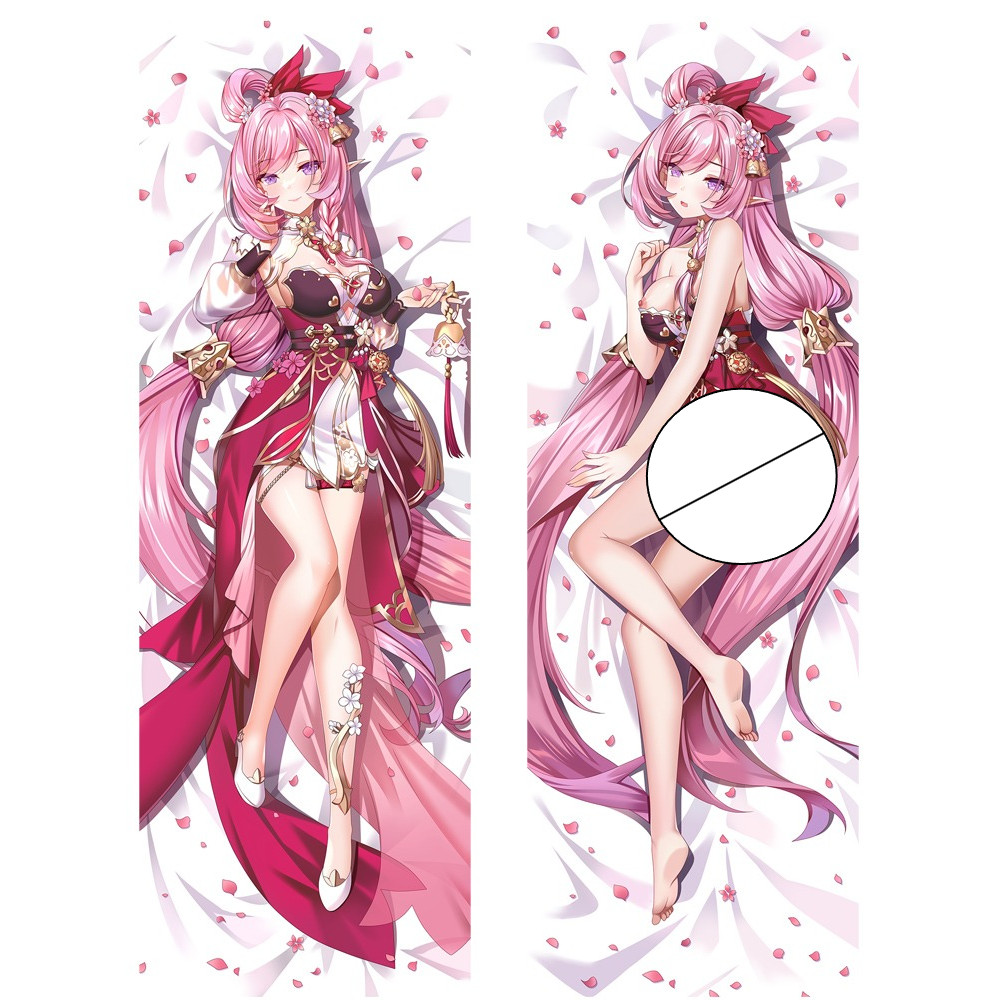 Anime Trò Chơi Honkai Tác Động 3 Hoa Đào Cảnh Series Elysia Cosplay Dakimakura Gối Ôm Cơ Thể Chống Đ